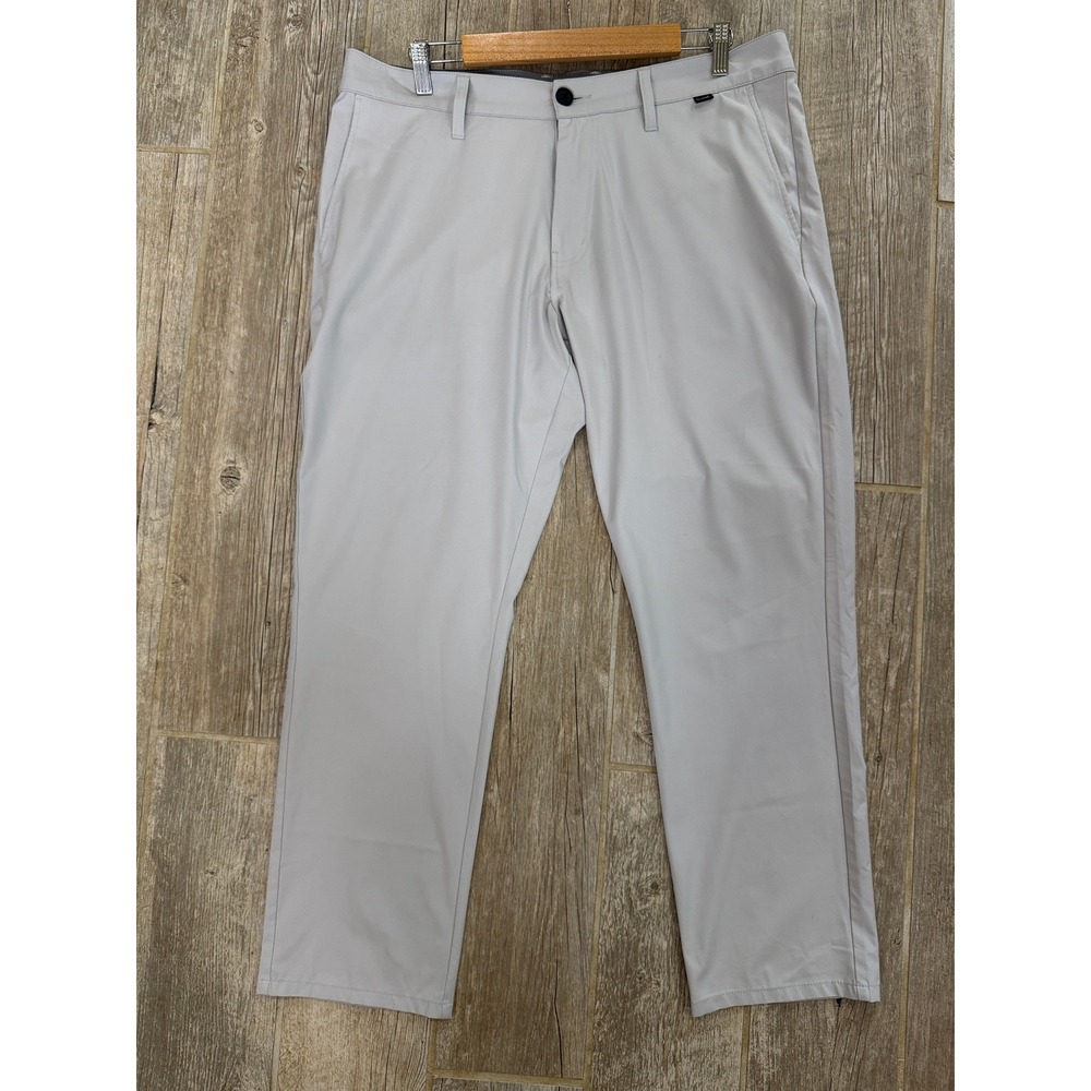 TravisMathew Golf Pants Mens 36 Gray Excellent Performance Stretch Straight Leg